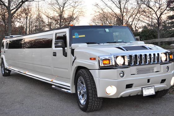 exterior of the limo