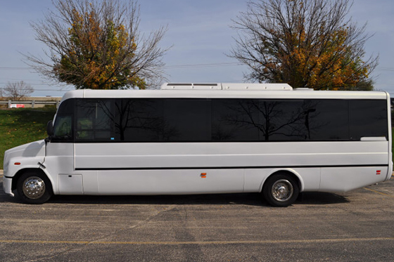 white party bus