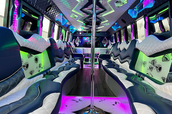 diamond party bus